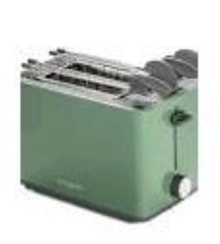 TOGNANA PORCELLANE IRIDEA TOSTAPANE ELETTRICO 850W 2 FETTE 7 LIVELLI DI TOSTATURA VASSOIO RACCOGLIBRICIOLE SPEGNIMENTO AUTOMATICO VERDE MELA